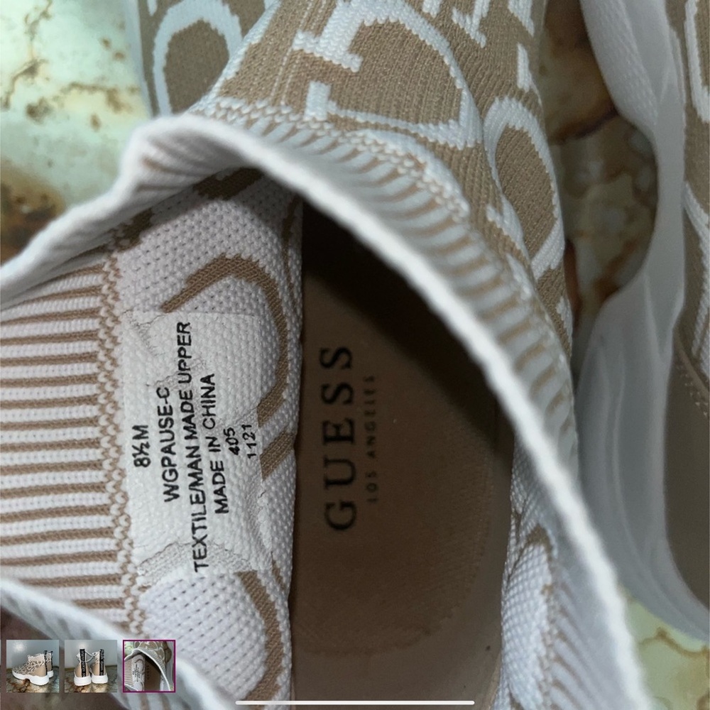 Guess Tan Sneakers for Effortless Style
